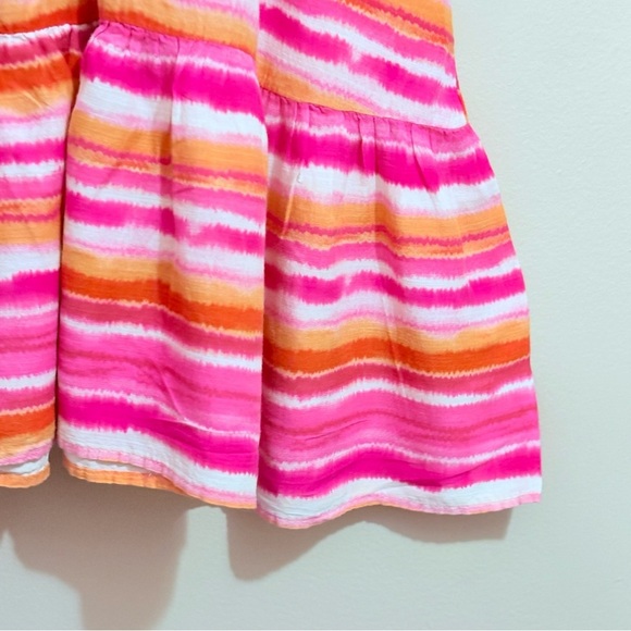 Joe Fresh Pink & Orange Tie Dye Striped Drop Waist Sheath Dress – Size 1X GUC - Picture 11 of 11